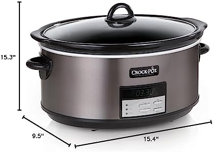 8 Quart Programmable Slow Cooker with Auto Warm - Curated Catalog K6
