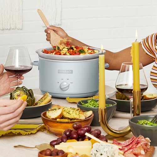 4.5 Quart Manual Slow Cooker – Macaroon Blue - Curated Catalog O5
