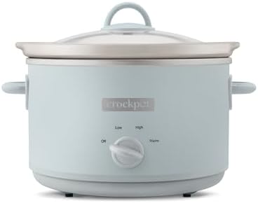 4.5 Quart Manual Slow Cooker – Macaroon Blue - Curated Catalog O5