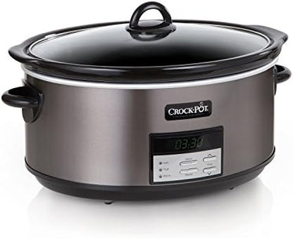 8 Quart Programmable Slow Cooker with Auto Warm - Curated Catalog K6