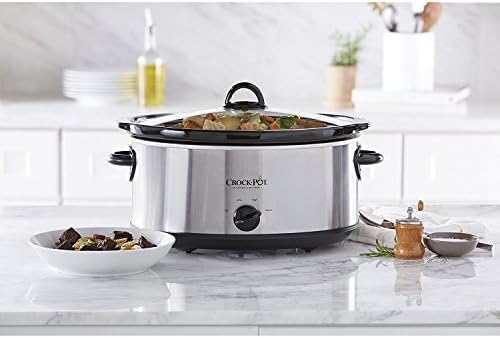 7 Quart Oval Manual Slow Cooker – Stainless Steel - Curated Catalog S3
