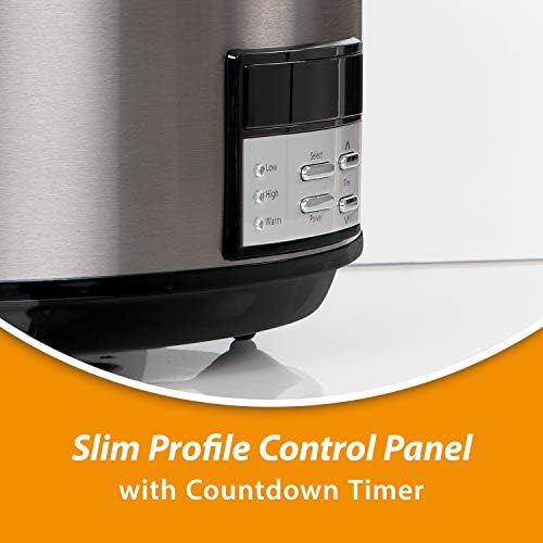 8 Quart Programmable Slow Cooker with Auto Warm - Curated Catalog K6