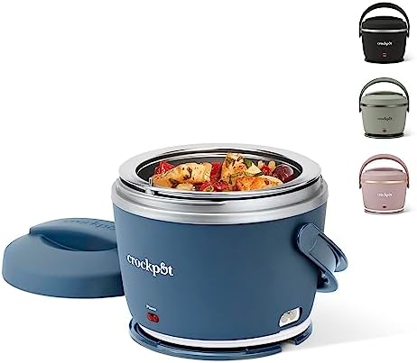 Electric Lunch Box Food Warmer 20oz – Faded Blue - Curated Catalog P6