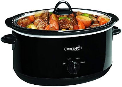 8 Quart Manual Slow Cooker – Black - Curated Catalog J9