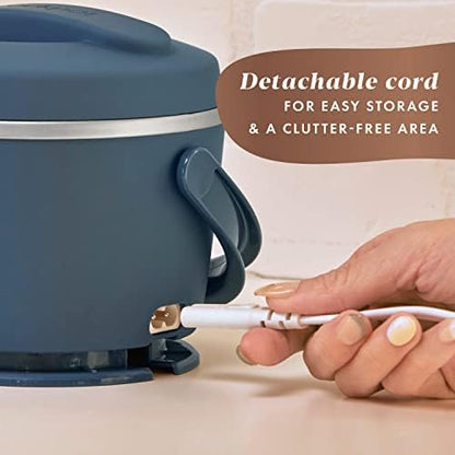 Electric Lunch Box Food Warmer 20oz – Faded Blue - Curated Catalog P6