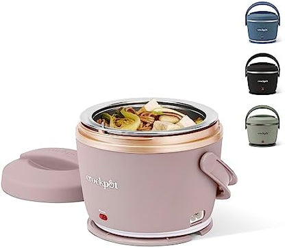 Electric Lunch Box Food Warmer 20oz – Blush Pink - Curated Catalog O6