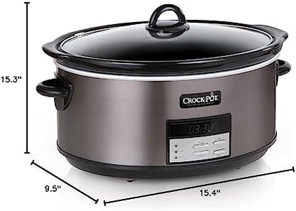 8 Quart Programmable Slow Cooker with Auto Warm - Curated Catalog K6