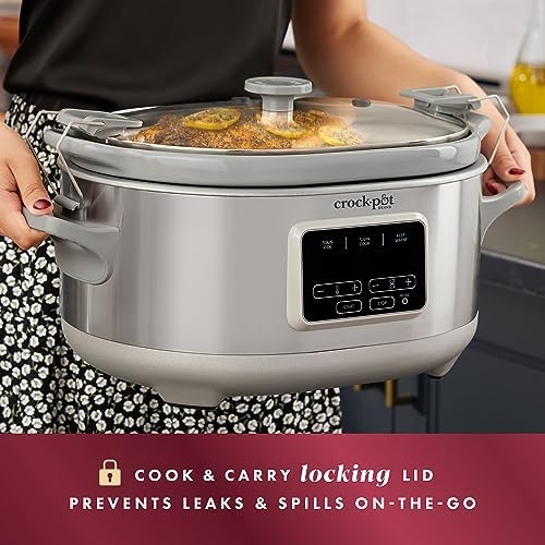 7 Quart Programmable Cook & Carry Slow Cooker - Curated Catalog X2