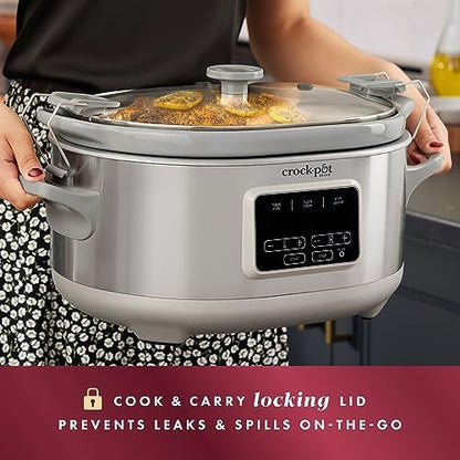 7 Quart Programmable Cook & Carry Slow Cooker - Curated Catalog X2