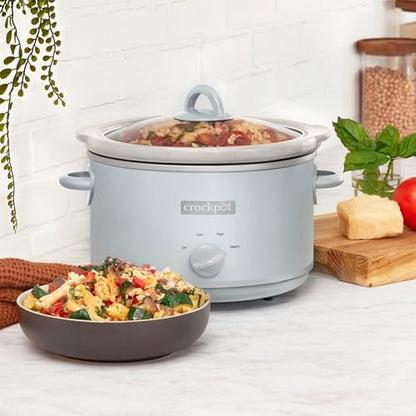 4.5 Quart Manual Slow Cooker – Macaroon Blue - Curated Catalog O5