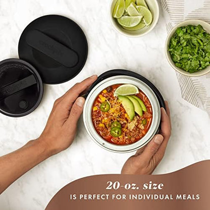 Electric Lunch Box Food Warmer 20oz – Black - Curated Catalog M3
