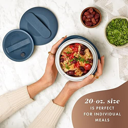 Electric Lunch Box Food Warmer 20oz – Faded Blue - Curated Catalog P6