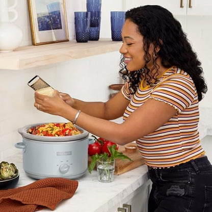 4.5 Quart Manual Slow Cooker – Macaroon Blue - Curated Catalog O5