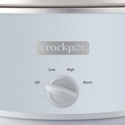 4.5 Quart Manual Slow Cooker – Macaroon Blue - Curated Catalog O5