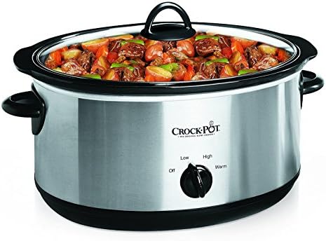 7 Quart Oval Manual Slow Cooker – Stainless Steel - Curated Catalog S3