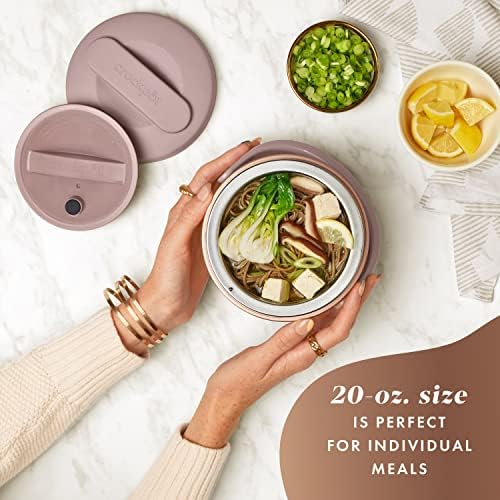 Electric Lunch Box Food Warmer 20oz – Blush Pink - Curated Catalog O6