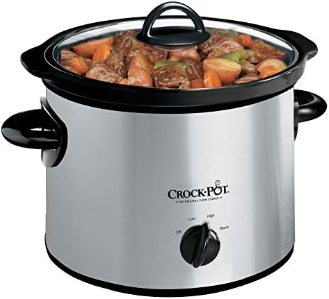 3 Quart Manual Slow Cooker – Silver - Curated Catalog H7
