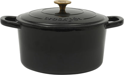 3 Quart Enameled Cast Iron Dutch Oven – Aqua - Curated Catalog E0