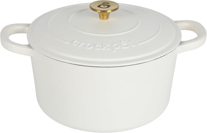 3 Quart Enameled Cast Iron Dutch Oven – Aqua - Curated Catalog E0