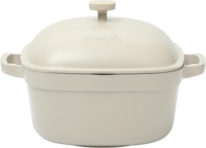 3 Quart Enameled Cast Iron Dutch Oven – Aqua - Curated Catalog E0