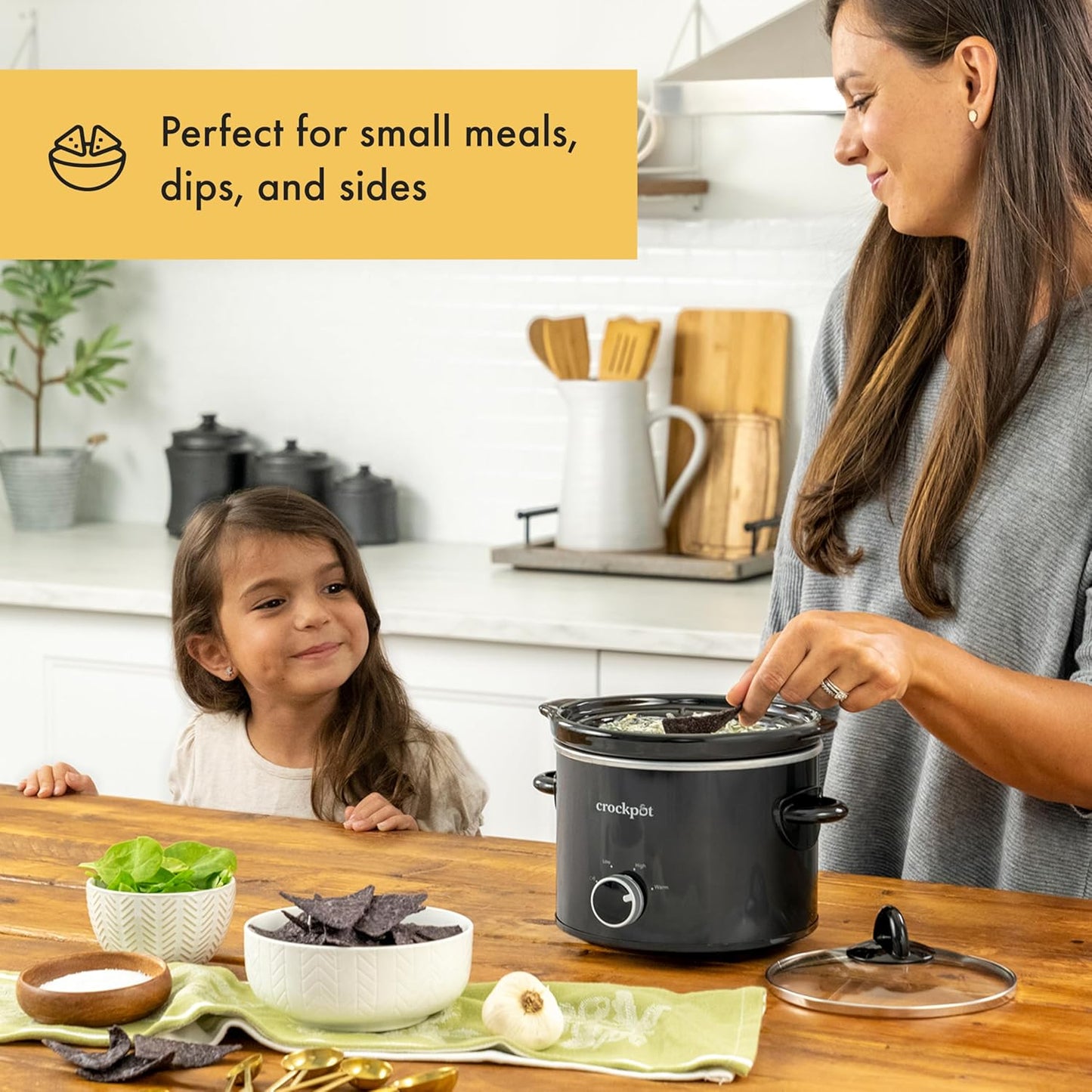 2 Quart Mini Slow Cooker – Classic Compact Cooker - Curated Catalog J8